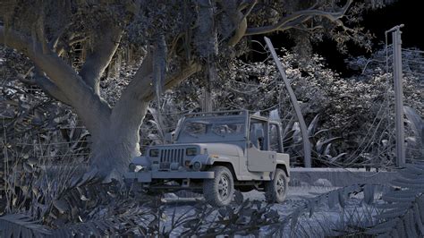 Jeep Jurassic Park Scene Gallery Area By Autodesk