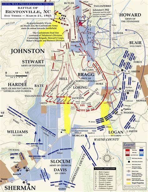 Battle Of Bentonville 21 March 1865 Civil War Sites Civil War