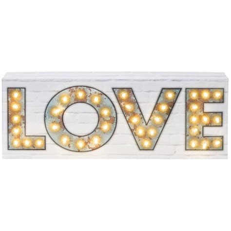 Love Sign Party Illumination By Bunting And Barrow