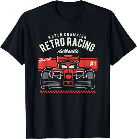 Racing Tshirt Race Car Retro Auto Vintage Motor T Shirt T Shirt Uk Fashion