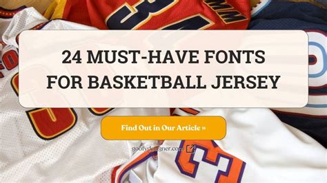 24 Font For Basketball Jersey Choices That Are Most Impressive