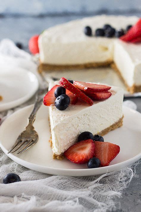 This No Bake Vanilla Cheesecake Is An Easy Recipe Its Incredibly