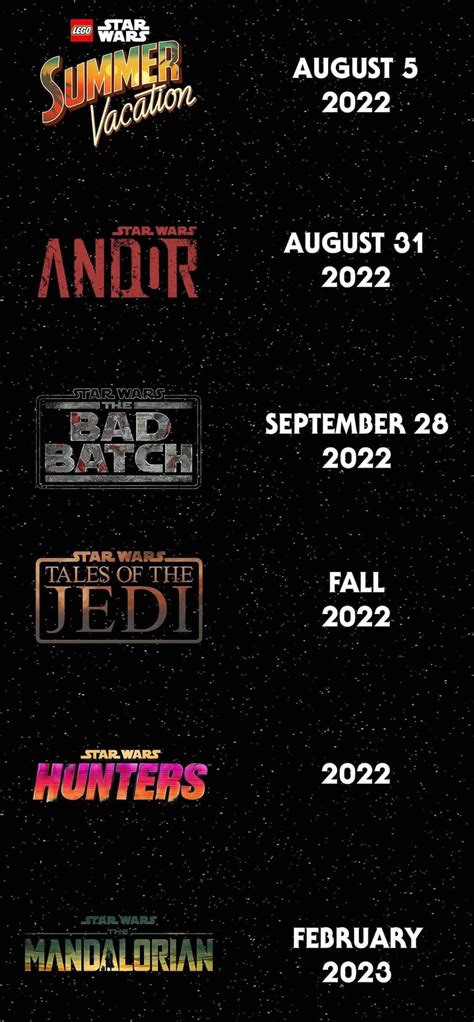 Upcoming Star Wars Shows Games And Movies 2022 2023 Media Chomp