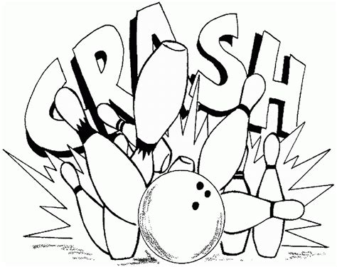 Bowling Coloring Pages Printable Coloring Pages
