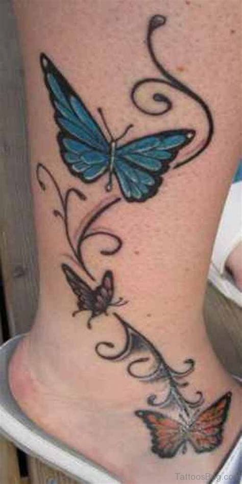50 Fabulous Butterfly Tattoos On Ankle Tattoo Designs