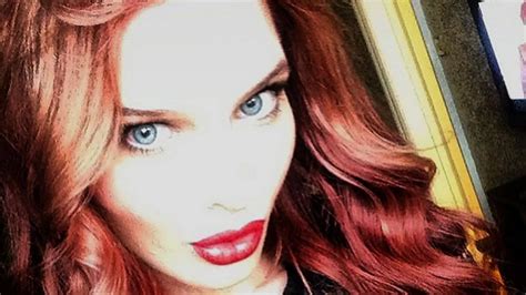 helen flanagan loves being a sexy redhead and poses for her first ginger selfie mirror online