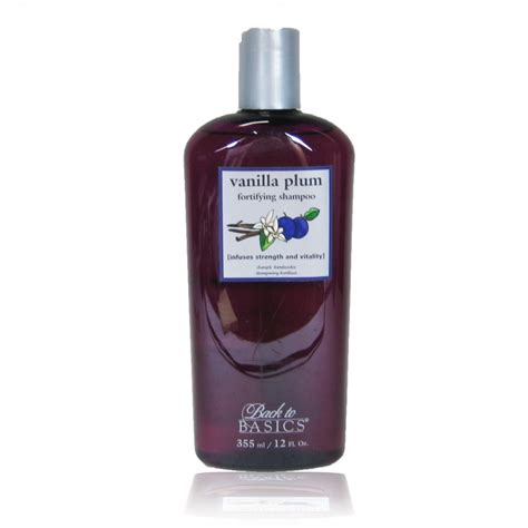 Compare prices & save money on hair care. Back to Basics Vanilla Plum Fortifying Shampoo 12 oz
