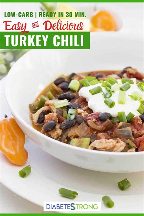 Simple Turkey Chili Ready In 30 Min Recipe Turkey Chili Healthy