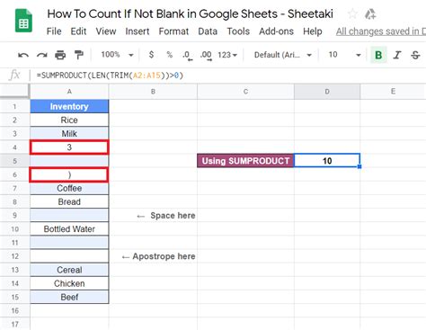How To Count If Not Blank In Google Sheets Ways Update