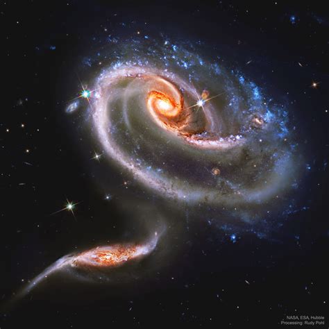 Noviembre 20 2019 Arp 273 Galaxias Batallando Vistas Por El Hubble