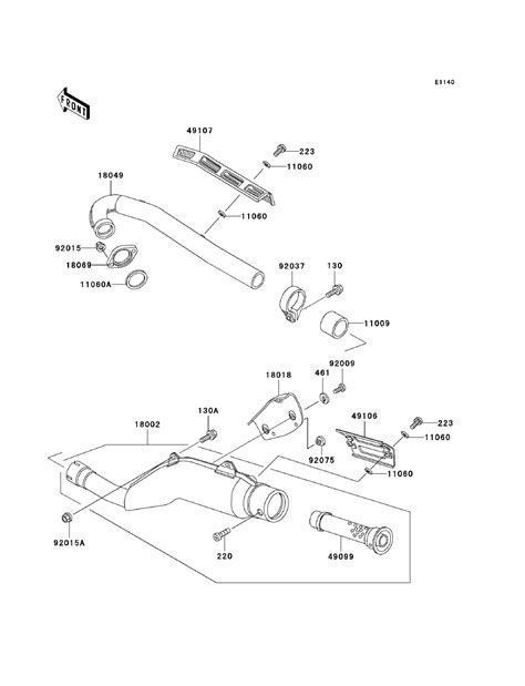 Руководство пользователя kawasaki ex250 (ru, 1.8 mb). Kawasaki KLR250: Kawasaki KLR250 Parts Diagrams