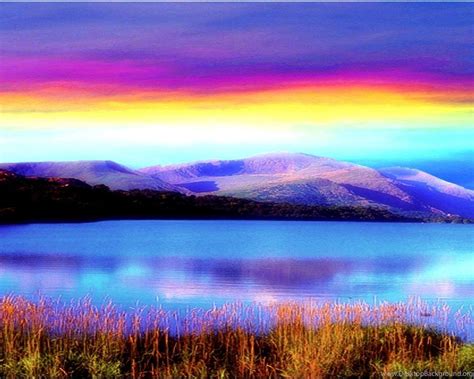 Rainbow Sunset Wallpapers Top Free Rainbow Sunset Backgrounds