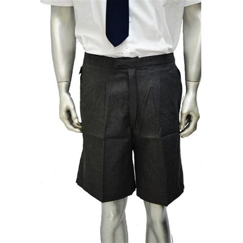 School Grey Shorts For Boys And Men