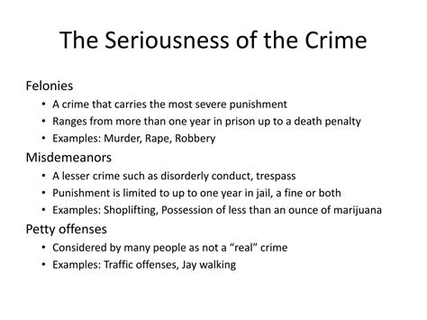 😍 Classification Of Criminal Offences The Classification Of Criminal