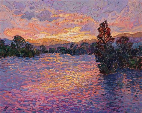 Dappled Light Contemporary Impressionism Paintings By Erin Hanson