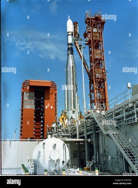 Atlas Agena Launch Tower Pullback Test Hi Res Stock Photography And