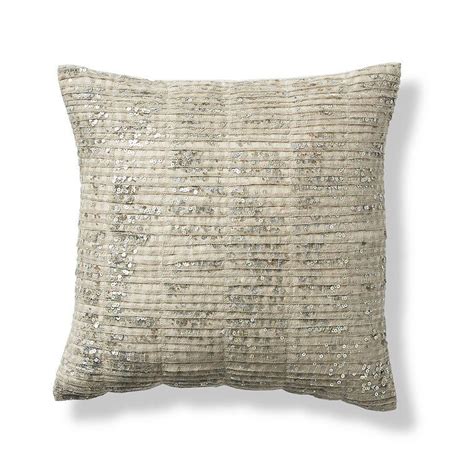 Emeria Sequin Square Decorative Pillow Frontgate In 2020 Pillows