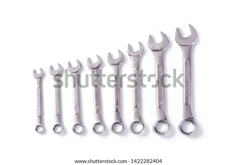 Wrenches Different Sizes Isolated On White Stock Photo Edit Now