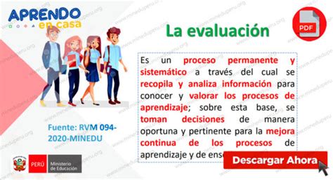 🔥como Es La EvaluaciÓn Formativa Ministerio De Educación