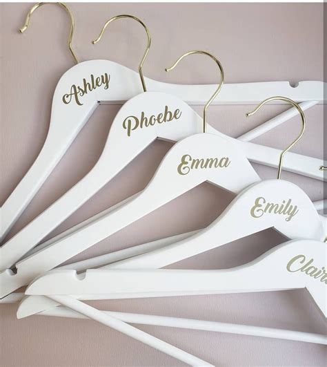 Personalised White Hanger All Things Bridal