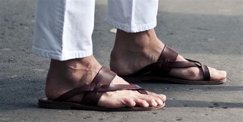 How To Wear Mens Leather Sandals Fashionbeans