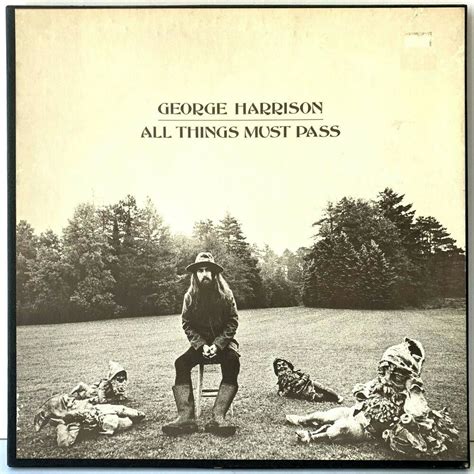 George Harrison All Things Must Pass Apple Stch 639 Poster Vinyl Record Album George Harrison