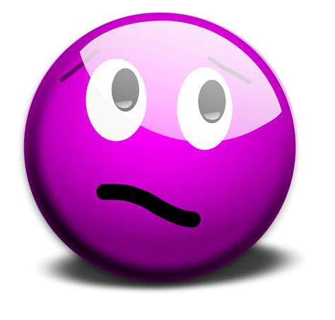 Smiley Free Stock Photo Illustration Of A Purple Smiley Face 15460