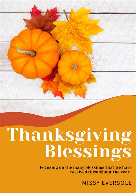 Thanksgiving Blessings Devotional Missy Eversole