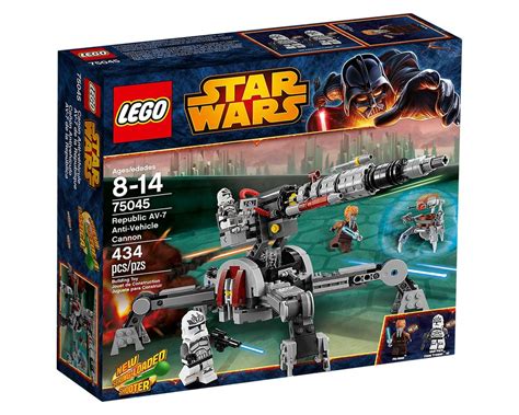 Lego Set 75045 1 Republic Av 7 Anti Vehicle Cannon 2014 Star Wars