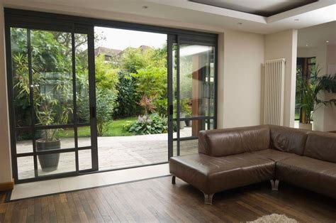 They are perfect for homes with minimal space since the door can close and open without being too bulky on the space. Brown Sliding Glass Doors | Sliding Doors