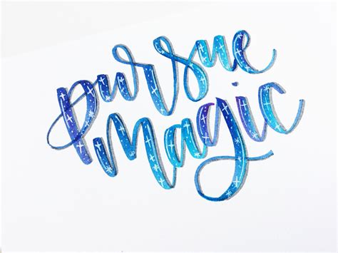3 Ways To Create Galaxy Lettering With The Tombow Galaxy Brush Pen Set