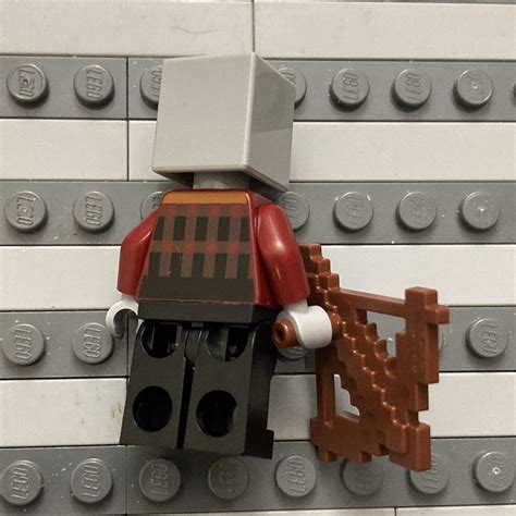 Lego Minecraft Pillager Illager Minifigure Crossbow Min081 21160 535