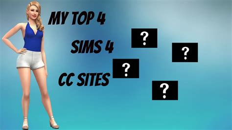My Top 4 Sims 4 Cc Sites Youtube