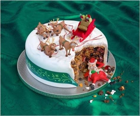 Holiday christmas cozy seamless pattern with socks, mittens, cake and letters. Who Will Try This Funny Christmas Cake? | Christmas cake ...
