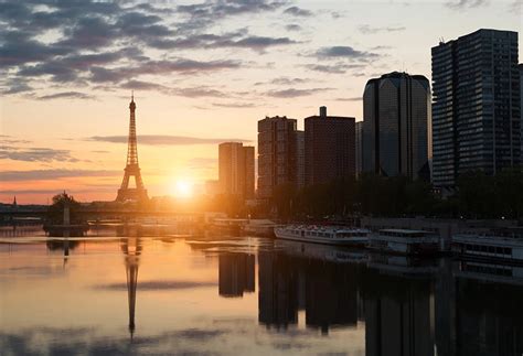 Eiffel Tower Backdrop Paris Sunset City Landscape Backdrop For Photo