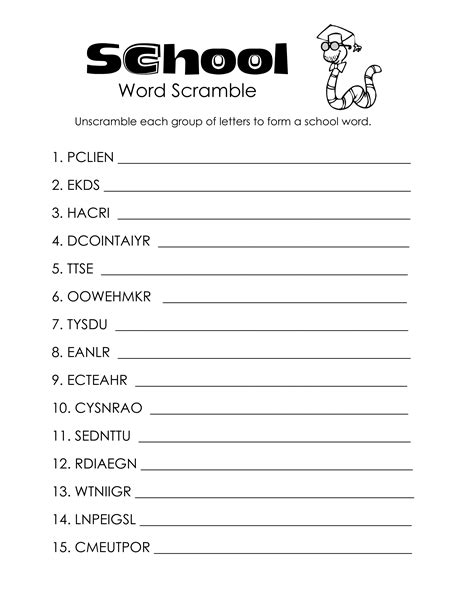 Great activity to share at your birthday party, harry potter themed party or just to have fun at home with the kids. Word Scrambles for Kids | Activity Shelter