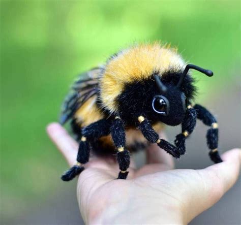 Fuzzy Bee Bee Bee Art Fake Female
