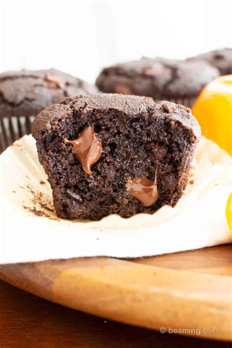 Paleo Chocolate Orange Muffins Gluten Free Grain Free Vegan Beaming Baker With Images