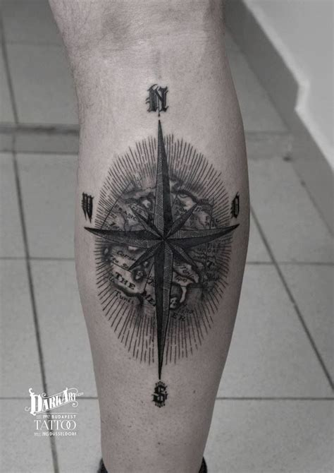 Compass Tattoo By Adam K Limited Availability At Revival Tattoo Studio