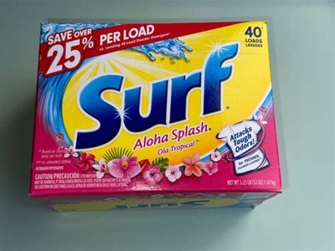 Surf Aloha Splash Powder Laundry Detergent 52oz One Boxのebay公認海外通販｜セカイモン
