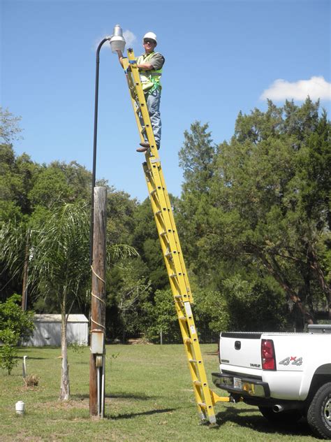 Imagine Not Having To Lean Your Extension Ladder Against A Pole When