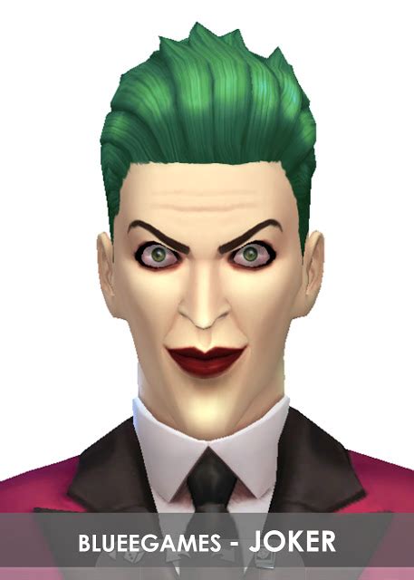 Arkham Joker Sim Blueegames Sims 4 Anime Joker Sims