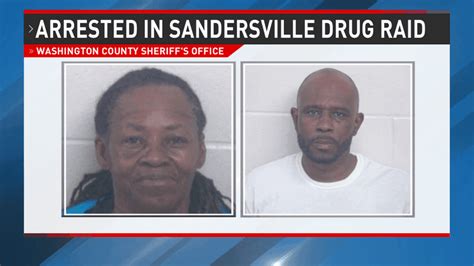 Two Arrested In Sandersville Drug Raid