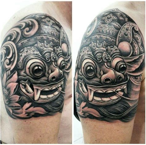 Barong Mask Tattoo Gambar Tato Tato Gambar