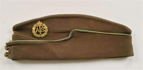 Ww2 Womens Ats Coloured Field Service Side Cap In Helmets And Caps