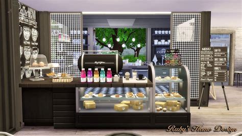 Rubys Home Design Sims4 Container Coffee Shop Container Coffee Shop