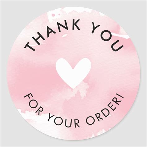 This listing is for an thank you card template (psd file) that you can edit it yourself. PACKAGING PRODUCT LABEL thank you for your order | Zazzle ...