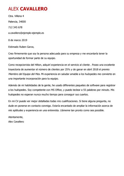 Ejemplo Carta De Presentacion Autocandidatura Auxiliar Administrativo