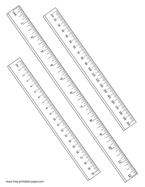 Printable Ruler Millimeter Ruler 15 Cm By Mm Colorful Printable Ruler