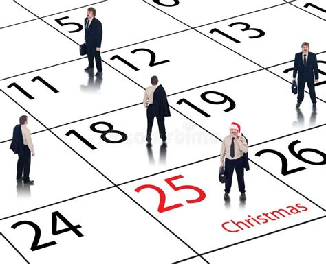 Business Calendar For The Holidays Stock Photo Image Of Merry